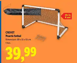 Lidl CRIVIT Poartă fotbal Ofertă