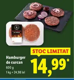 Lidl Hamburger de curcan Ofertă