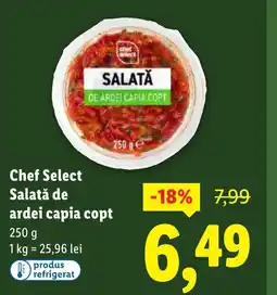 Lidl Chef Select Salată de ardei capia copt Ofertă