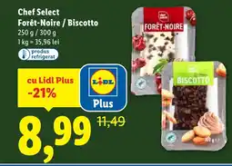 Lidl Chef Select Forêt-Noire/Biscotto Ofertă