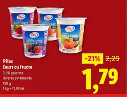Lidl PILOS Iaurt cu fructe Ofertă