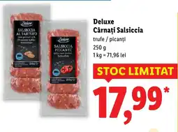 Lidl Deluxe Cârnaţi Salsiccia Ofertă
