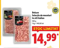 Lidl Deluxe Selecție de mezeluri în stil italian Ofertă