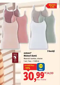 Lidl Esmara Maiouri damă Ofertă