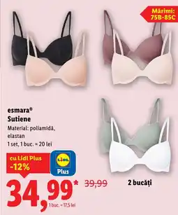 Lidl Esmara Sutiene Ofertă