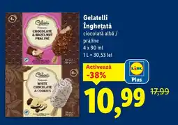 Lidl Gelatelli Îngheţată Ofertă