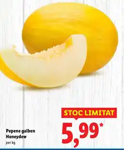 Lidl Pepene galben Honeydew Ofertă