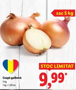 Lidl Ceapǎ galbenă Ofertă