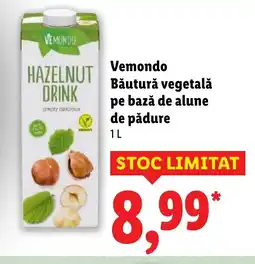 Lidl Vemondo Băutură vegetală pe bază de alune de pădure Ofertă