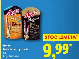 Lidl Aoste Mini salam, proteic Ofertă