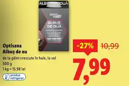 Lidl Optisana Albuş de ou Ofertă