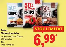 Lidl Power Chipsuri proteice Ofertă
