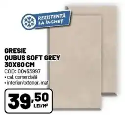 Ambient Gresie qubus soft grey Ofertă