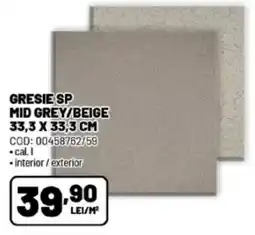 Ambient Gresie sp mid grey/beige Ofertă