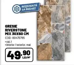 Ambient Gresie riverstone mix Ofertă