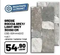 Ambient Gresie roccia grey/ light grey Ofertă