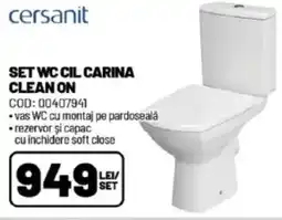 Ambient Set wc cil carina clean on Ofertă
