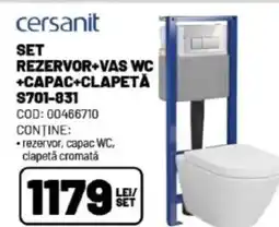 Ambient Set rezervor+vas wc +capac+clapetă S701-831 Ofertă