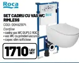 Ambient Set cadru cu vas wc rimless Ofertă