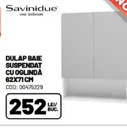 Ambient Dulap baie suspendat cu oglindă Ofertă