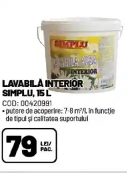 Ambient Lavabilă interior simplu Ofertă