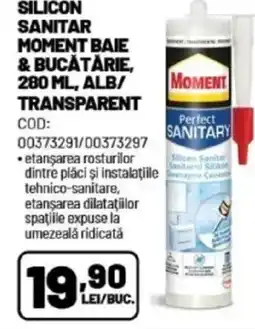 Ambient Silicon sanitar moment baie & bucătărie, alb/ transparent Ofertă