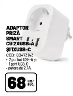 Ambient Adaptor priză smart cu 2xusb-a şi ixusb-c Ofertă