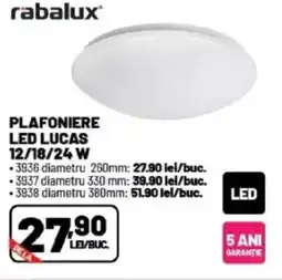 Ambient Plafoniere led lucas 12/18/24 W Ofertă