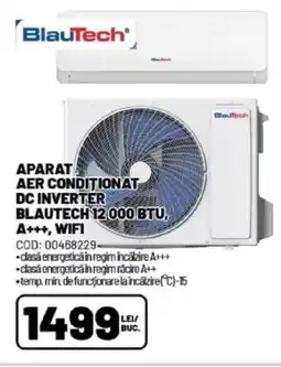 Ambient Aparat aer conditionat dc inverter blautech 12,000 btu, A+++, WIFI Ofertă