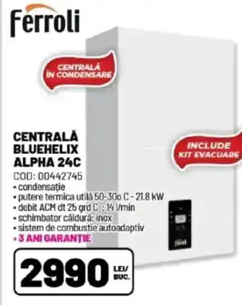 Ambient Centrală bluehelix ALPHA 24C Ofertă
