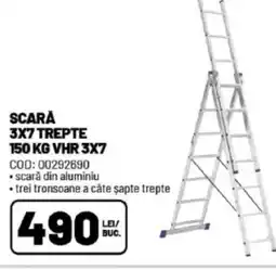 Ambient Scară 3x7 trepte 150 kg vhr 3x7 Ofertă