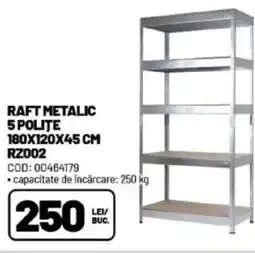 Ambient Raft metalic 5 polite 180x120x45 cm rz002 Ofertă