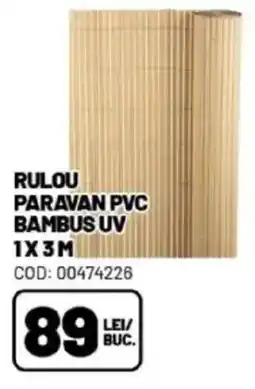 Ambient Rulou paravan pvc bambus uv Ofertă
