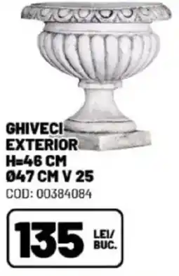 Ambient Ghiveci exterior h=46 cm 047 cm v 25 Ofertă