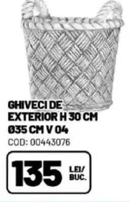 Ambient Ghiveci de exterior h 30 cm Ofertă