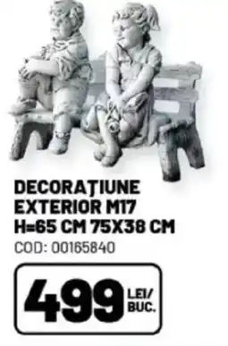 Ambient Decoratiune exterior m17 h=65 cm 75x38 cm Ofertă
