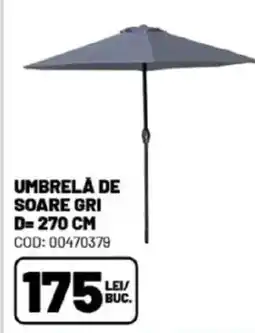 Ambient Umbrelă de soare gri d Ofertă