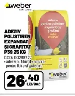 Ambient Adeziv polistiren expandat şi grafitat p39 Ofertă