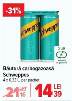 Carrefour Băutură carbogazoasă Schweppes Ofertă