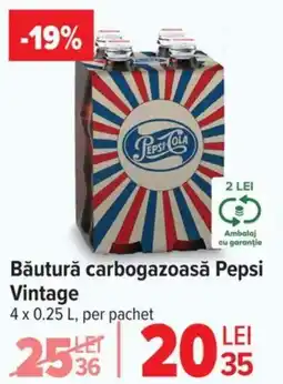 Carrefour Băutură carbogazoasă Pepsi Vintage Ofertă