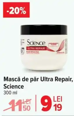 Carrefour Mască de păr Ultra Repair, Science Ofertă
