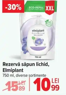 Carrefour Rezervă săpun lichid, Elmiplant Ofertă