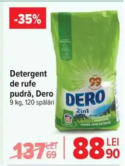 Carrefour Detergent de rufe pudră, Dero Ofertă