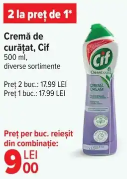 Carrefour Cremă de curățat, Cif Ofertă
