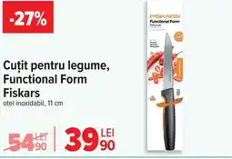 Carrefour Cuţit pentru legume, Functional Form Fiskars Ofertă