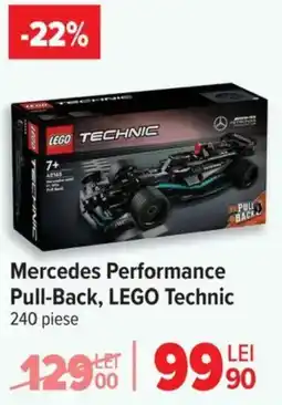 Carrefour Mercedes Performance Pull-Back, LEGO Technic Ofertă
