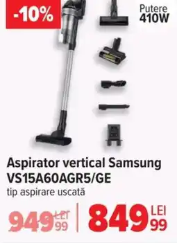 Carrefour Aspirator vertical Samsung VS15A60AGR5/GE Ofertă
