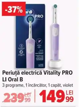 Carrefour Periuţă electrică Vitality PRO LI Oral B Ofertă