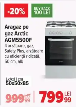 Carrefour Aragaz pe gaz Arctic AGM5500F Ofertă