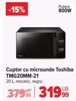 Carrefour Cuptor cu microunde Toshiba TMG20MM-21 Ofertă